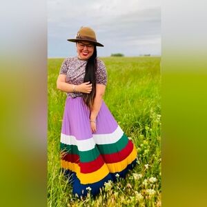 BYELLOWTAIL Janine Pleated Maxi skirt XXL